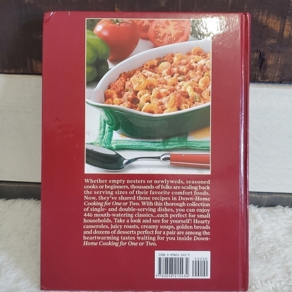 TASTE of Home Down Home Cooking For One Or Two Hardcover Cookbook 400+ Recipes - Picture 2 of 9